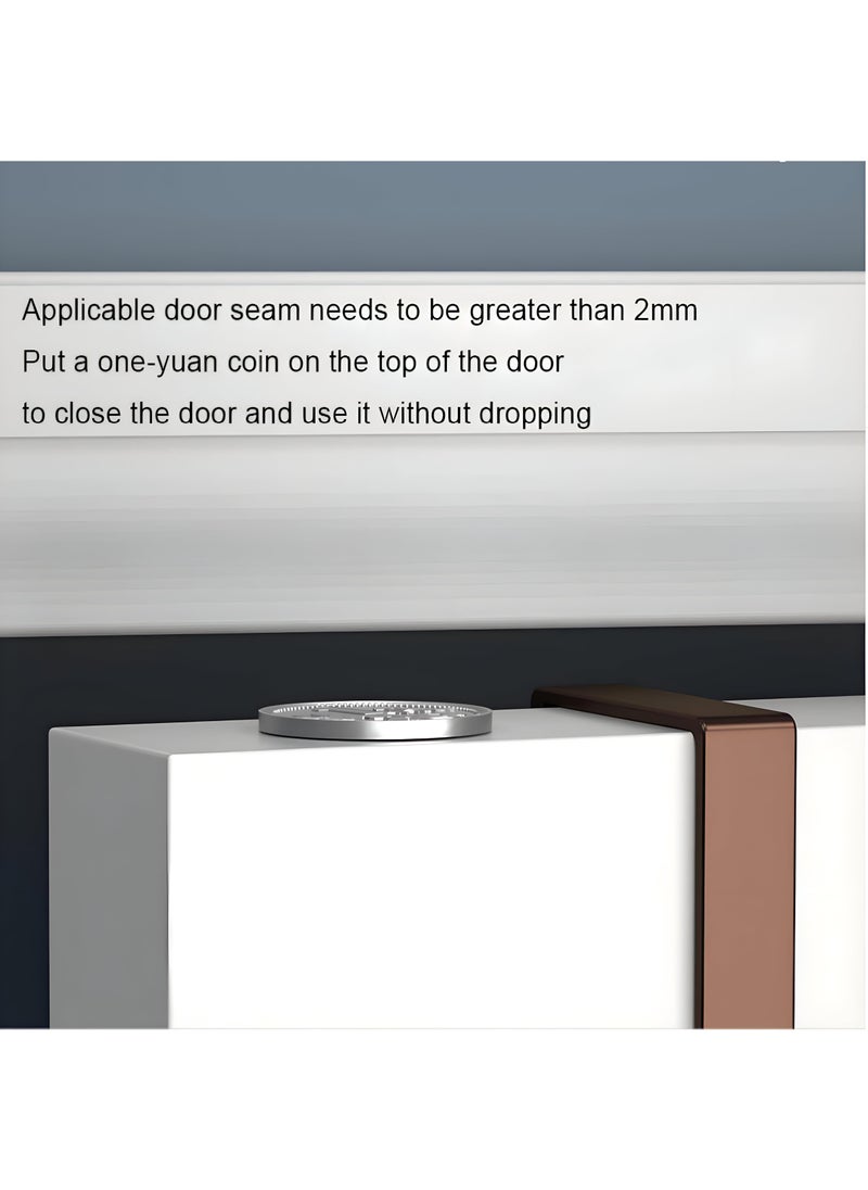 Generic Modern Door Organizer - Durable Iron Hook Strip With 7 Hanging Points, Installs Easily Without Tools, Blends With Décor For Seamless Back-Of-Door Use  - Image 4