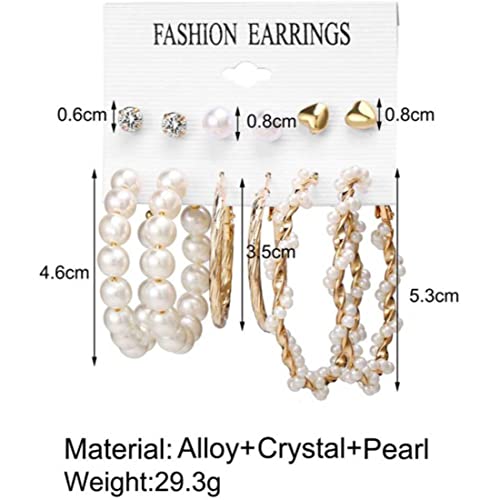 YouBella Fashion Jewellery Gold Plated Ear rings Combo of Earrings for Girls and Women (Style 6) - Image 4