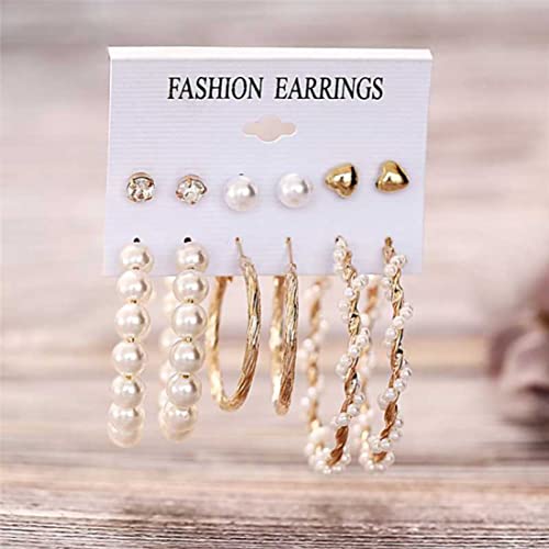 YouBella Fashion Jewellery Gold Plated Ear rings Combo of Earrings for Girls and Women (Style 6) - Image 3
