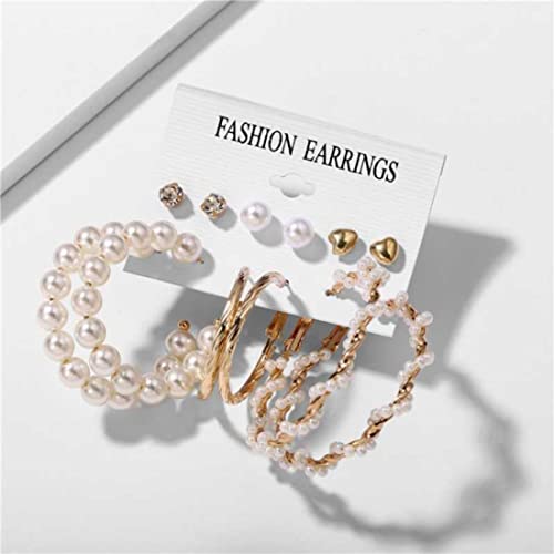 YouBella Fashion Jewellery Gold Plated Ear rings Combo of Earrings for Girls and Women (Style 6) - Image 2