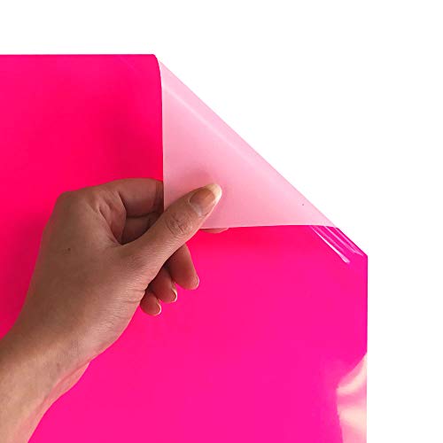 Siser EasyWeed Heat Transfer Vinyl 11.8" x 15ft Roll (Fluorescent Pink) - Compatible with Siser, Cricut, Silhouette and Other Craft/Professional Cutters - CPSIA Certified - Image 2