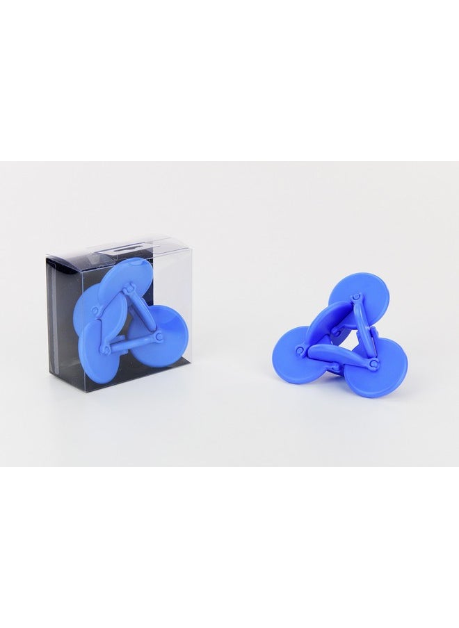 PLAYABLE ART PLAYABLE ART OSM - Forever Turning Kinetic Sculpture - Retail Gift Box Packaging, Blue  - Image 2