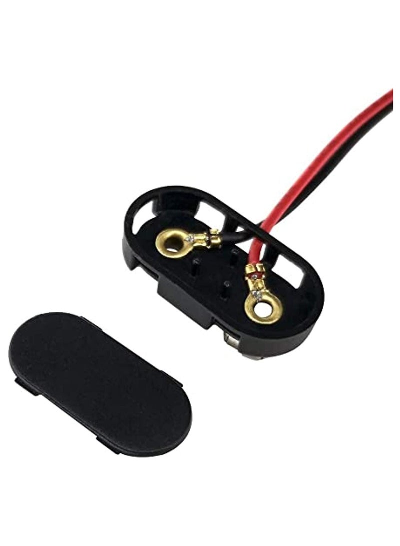 إيروريكس (6 قطع) موصل Ba-ttery 9 فولت ، موصل مشبك بإبزيم صلب 9 فولت من النوع T - Image 4