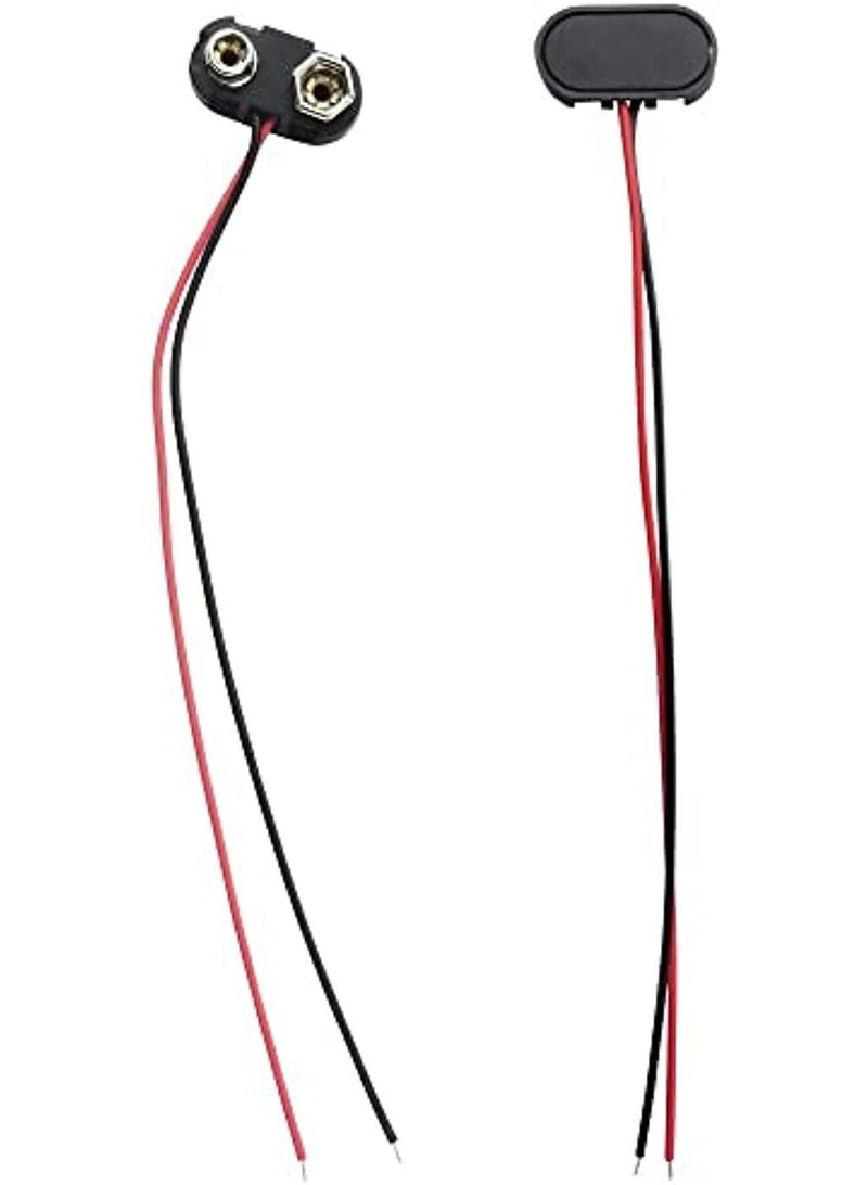 إيروريكس (6 قطع) موصل Ba-ttery 9 فولت ، موصل مشبك بإبزيم صلب 9 فولت من النوع T - Image 5