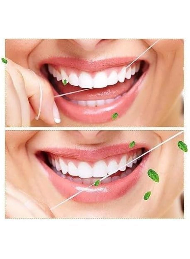 Fresh Up Dental Floss 50m - Essential for Complete Oral Hygiene, GREEN.(2pcs) - Image 2