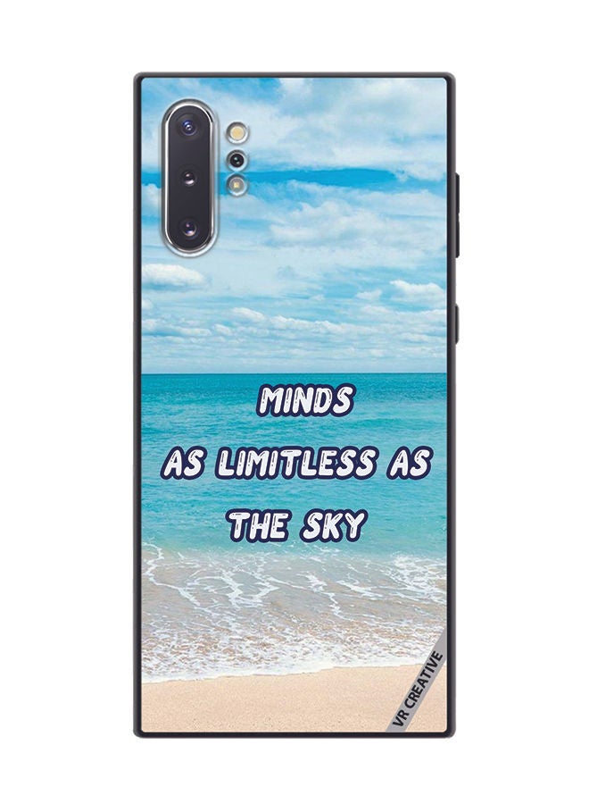 VR CREATIVE Protective Case Cover For Samsung Galaxy Note10 Plus 5G Sky Caption Design Multicolour - Image 1