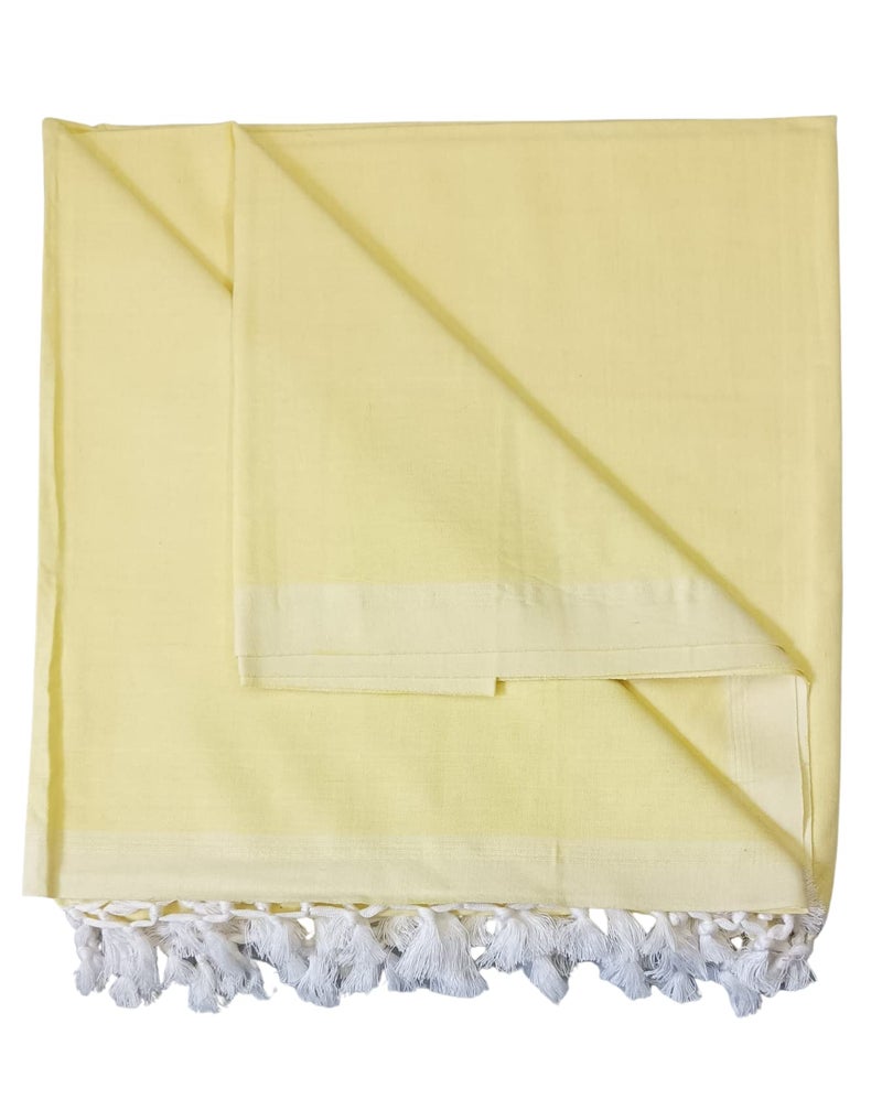Bunkaar The Handloom Story 100% Organic Cotton Silky Soft Beautiful Plain Bhagalpuri Summer Chadar/TopSheet/Comforter (Size- 245cm X 130cm) - Image 4