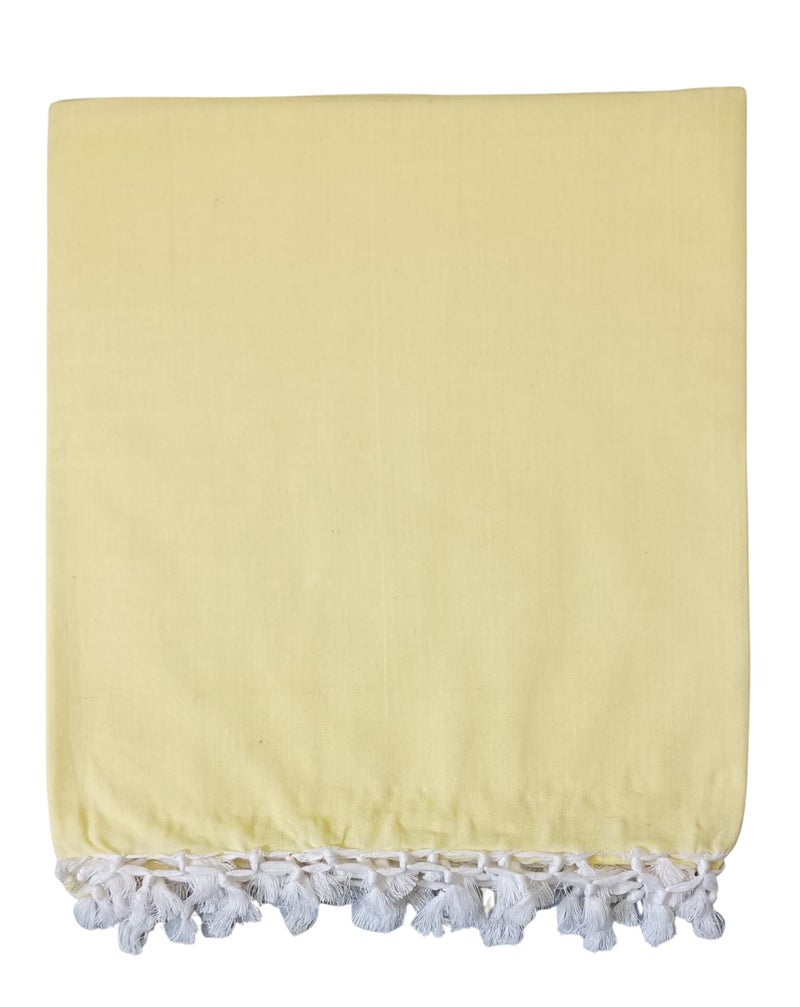 Bunkaar The Handloom Story 100% Organic Cotton Silky Soft Beautiful Plain Bhagalpuri Summer Chadar/TopSheet/Comforter (Size- 245cm X 130cm) - Image 5
