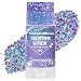 paminify Purple Hair Glitter Stick for KidsMardi Gras Outfit for WomenWaterproof Mermaid Body Face Glitter MakeupMardi Gras Accessories Chunky SequinsHalloween Glitter Body Paint for Carnival Festival - Image 2