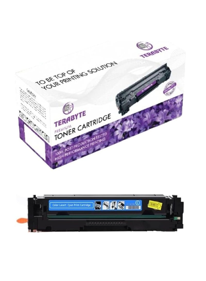 Terabyte 054 Compatible Toner Cartridge Replacement Cyan for 054 Cyan for i-SENSYS LBP621Cw LBP623Cdw MF641Cn MF641Cw MF643Cdw MF645CDW - Image 1