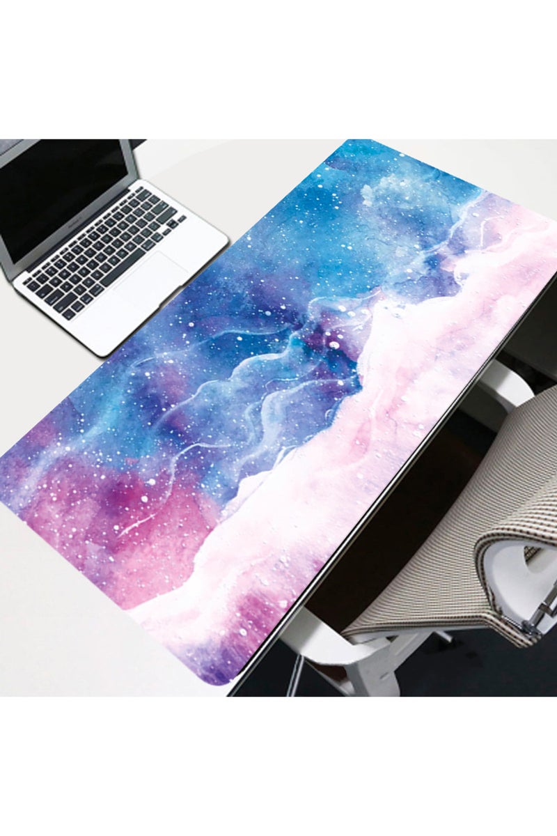 Large Mouse Pad, Extended Gaming Mouse Pad, Non-Slip Rubber Base, Office Desk Mat Desk Pad Smooth Cloth Surface Keyboard Mouse Pads, 800x300 mm - Image 2