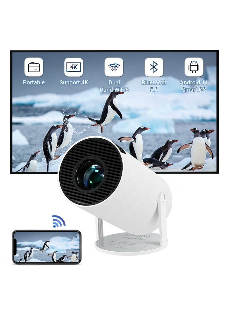HY300 Android 5G Wifi Smart Portable Projector 1280 720P Full HD Office Home Theater Video Mini Projector Optical specifications  - Image 1