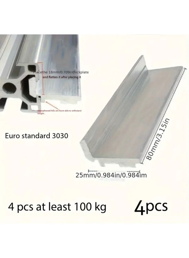 Model 2020A 4pcs Aluminum T Slot Panel Holders For 20 30 40 Series Framing Systems - Image 2