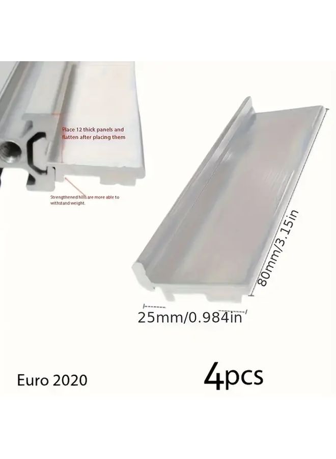 Model 2020A 4pcs Aluminum T Slot Panel Holders For 20 30 40 Series Framing Systems - Image 5