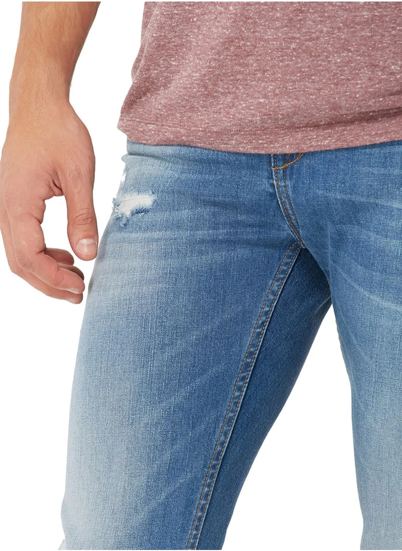 AV Bros AVB06 Ripped Straight Jeans