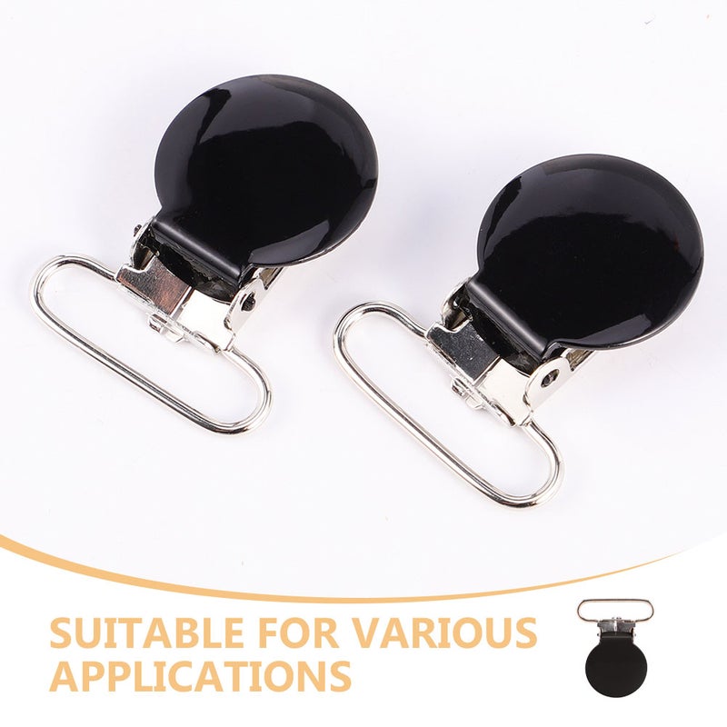 6pcs Round Clips Versatile Clothing Suspender Clips Metal Overall Hooks Heavy Duty Jeans Suspender Buckles Design For Secure Hold Ideal For Home And Craft Use - Image 5