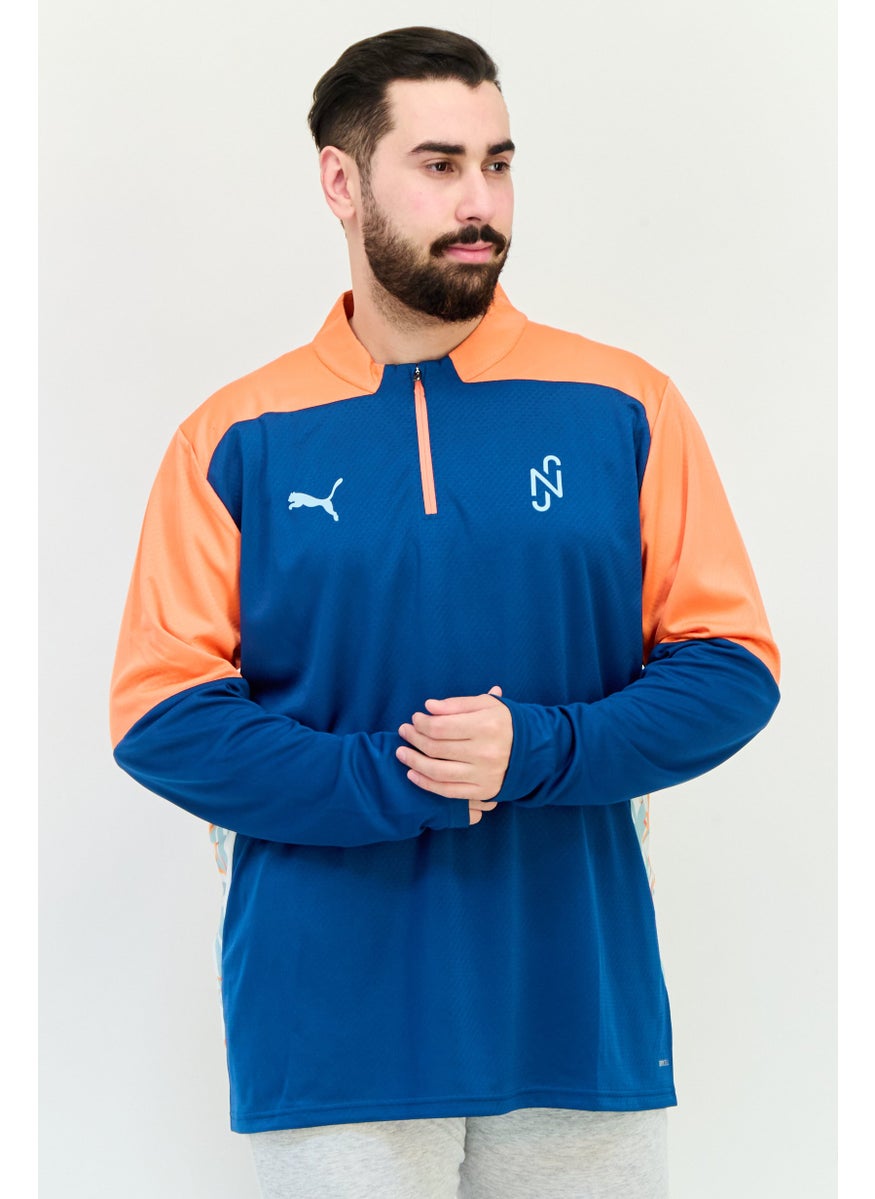 PUMA Men Slim Fit Long Sleeves Neymar Junior Training Jacket, Multicolor  - Image 1