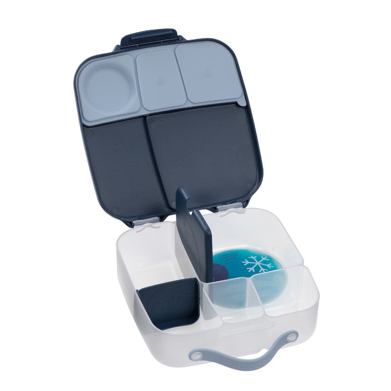 b.box Mini Lunchbox | Bento Box with 3 Compartments (2 Leakproof) | Ideal for Toddlers, Kids Lunch & Snacks | Fits Whole Piece of Fruit | BPA Free - Image 3