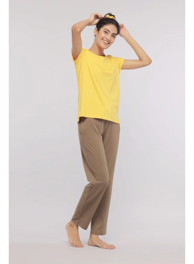 NeceSera Sunny Lime Straight Supima Lounge Set