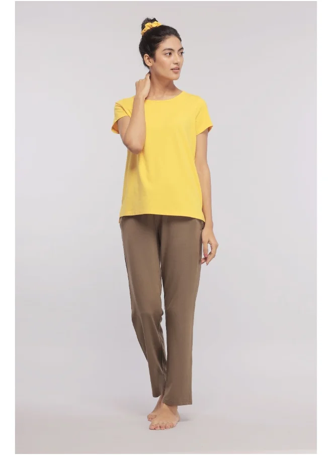 NeceSera Sunny Lime Straight Supima Lounge Set