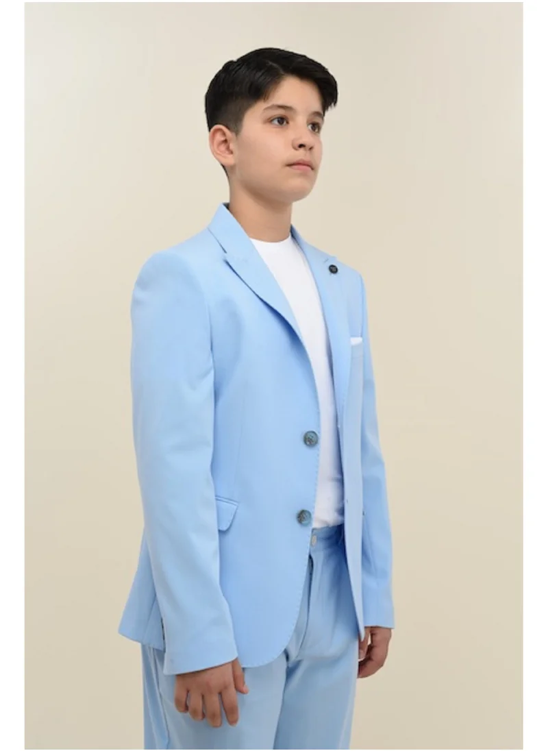 VIA BAMBINO Formal Boys Blue Suit 9094