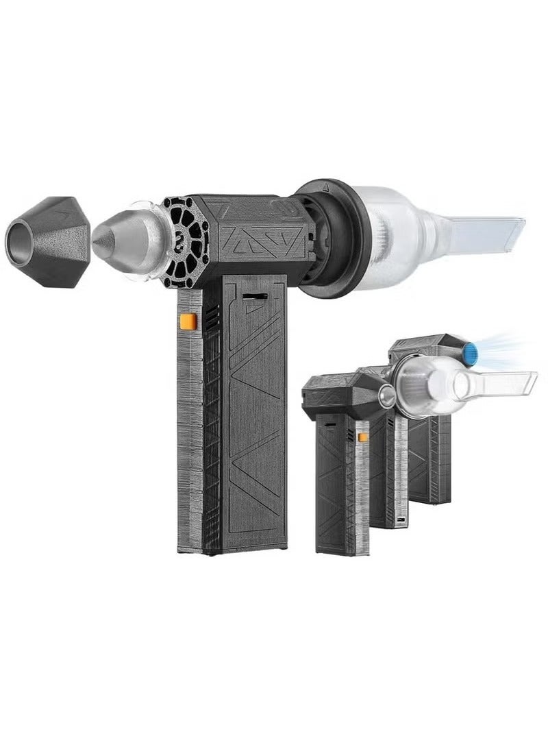 Electric Air Blower Gun & Small Hand Fan with Turbo Blades - Image 3