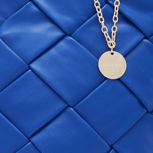 Caprese Merlin Tote Bag, Large-Blue | Stylish Handbag for Women | Spacious, Versatile Office & Daily Essentials Tote | Top Zip Closure - Image 3