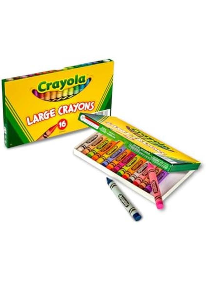 Crayola 16 Ct. Large Crayons Lift Lid Box - Image 2