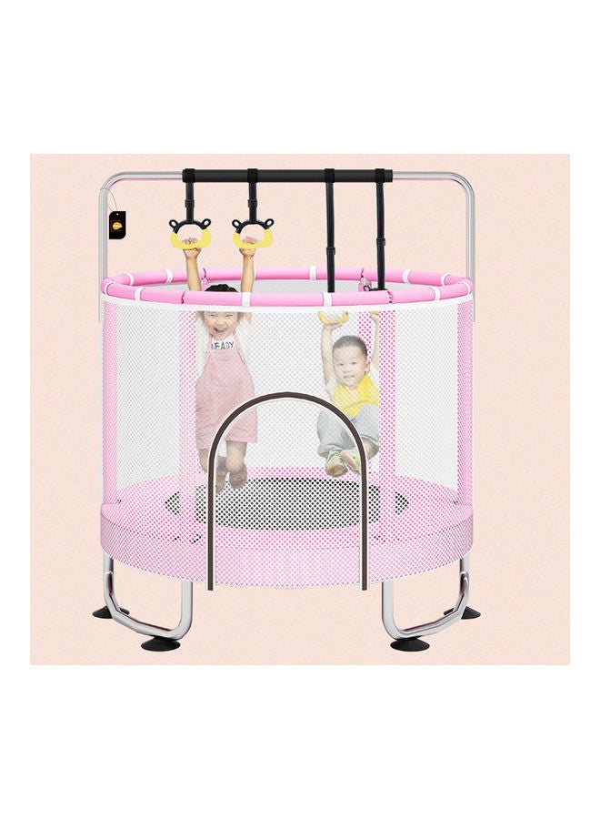 Kidle Children's Indoor Home With Guard Net With Horizontal Bar Bouncing Bed Trampoline with Safety Enclosure Net Outdoor - Image 3