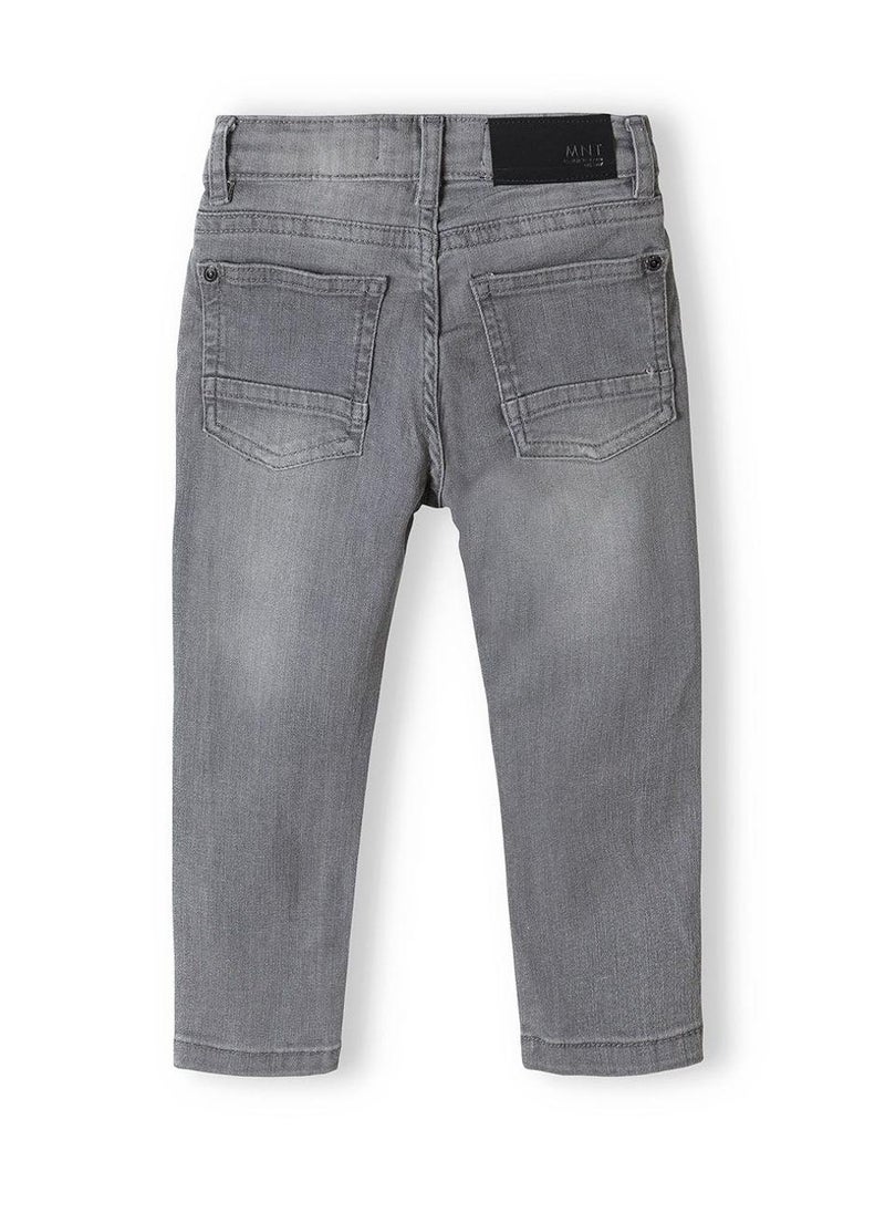 مينوتي بنطال جينز مطاطي للمراهقين بتصميم كلاسيكي بخمس جيوب - Image 2