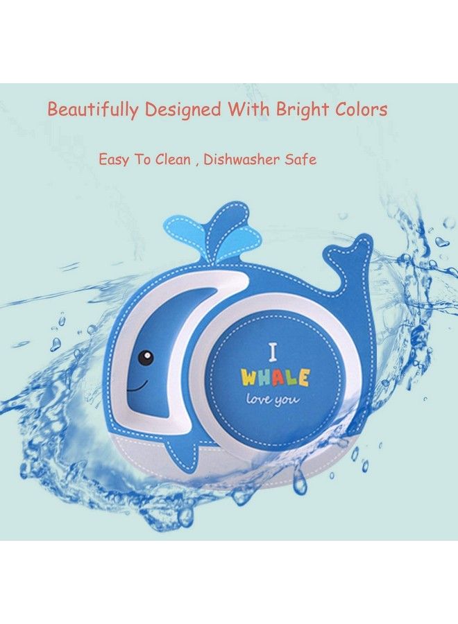 FunBlast طقم عشاء من ألياف البامبو للأطفال طقم تغذية للأطفال وعاء تغذية من ألياف البامبو طقم أطباق من ألياف البامبو للأطفال طقم تغذية للأطفال طقم تغذية للأطفال طقم تغذية من ألياف البامبو - Image 5