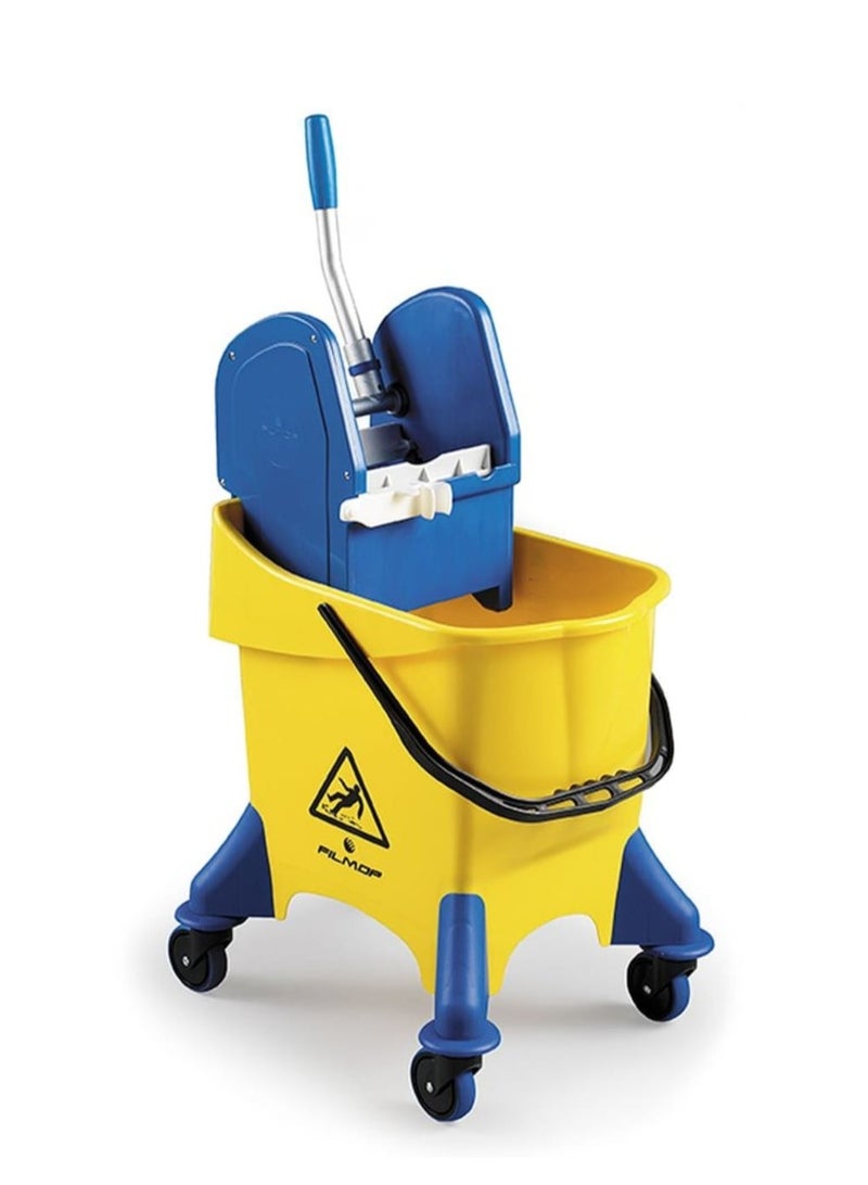 Filmop Italian cleaner trolley with 30 liter sink and high quality push down juicer