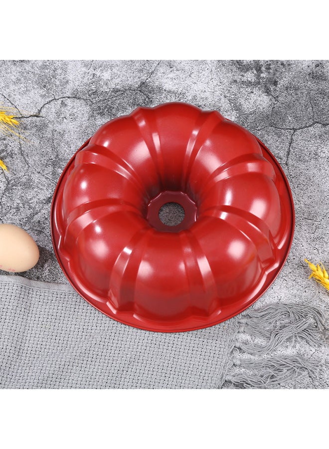 High Quality Baking Non-stick Coating Pumpkin Cake Mold Gugu Hoff Cake Mold 10-inch Hollow Solid Bottom Mold-Specifications:24cm Pumpkin Mold-Color:Dark Gray - Image 3