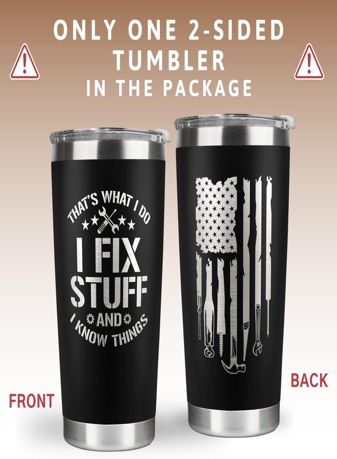 KATLADIZ Gifts for Men - Anniversary, Birthday Gifts for Men, Christmas Gifts for Men - Men Gifts for Dad, Husband, Grandpa, Uncle - Dad Gifts, Gifts for Husband, Grandpa Gifts, Uncle Gifts - 20 Oz Tumbler - Image 2