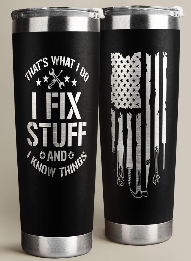 KATLADIZ Gifts for Men - Anniversary, Birthday Gifts for Men, Christmas Gifts for Men - Men Gifts for Dad, Husband, Grandpa, Uncle - Dad Gifts, Gifts for Husband, Grandpa Gifts, Uncle Gifts - 20 Oz Tumbler - Image 1