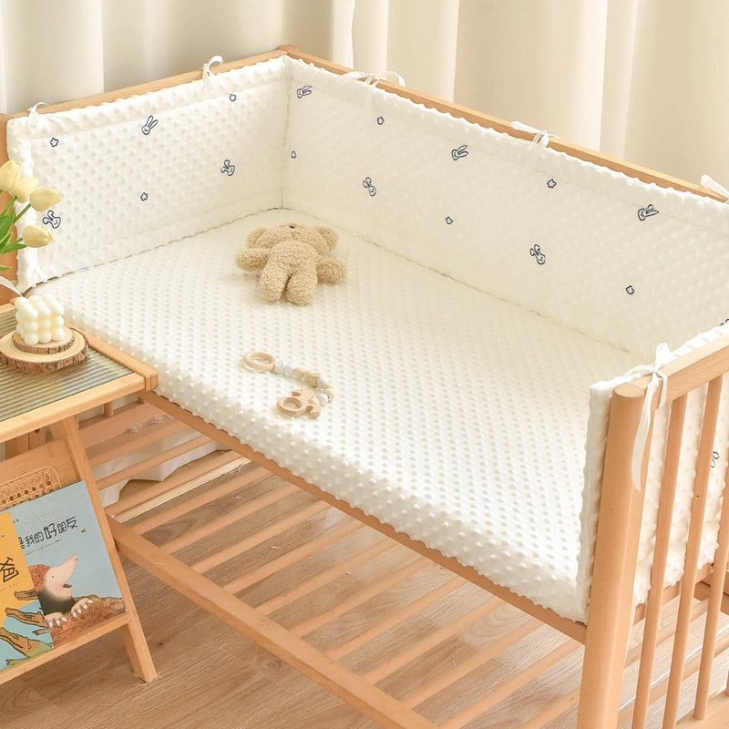 Crib Scarlet Bean Bed Rely On Anti-Collision Cushioning Soft Bag Baby Comfort Children'S Bed Splicing Bed Enclosure One-Piece Pack - Image 1