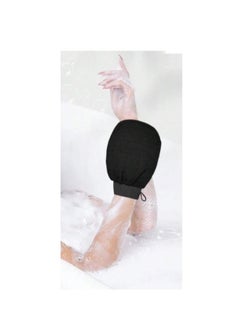Generic 1pc Moroccan Loofah Black Double-sided Exfoliating Bath Glove For Scrubbing And Peeling  - Image 4