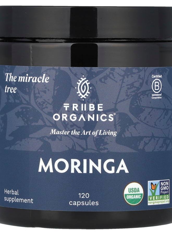 TRIBE ORGANICS - Moringa 120 Capsules - Image 1