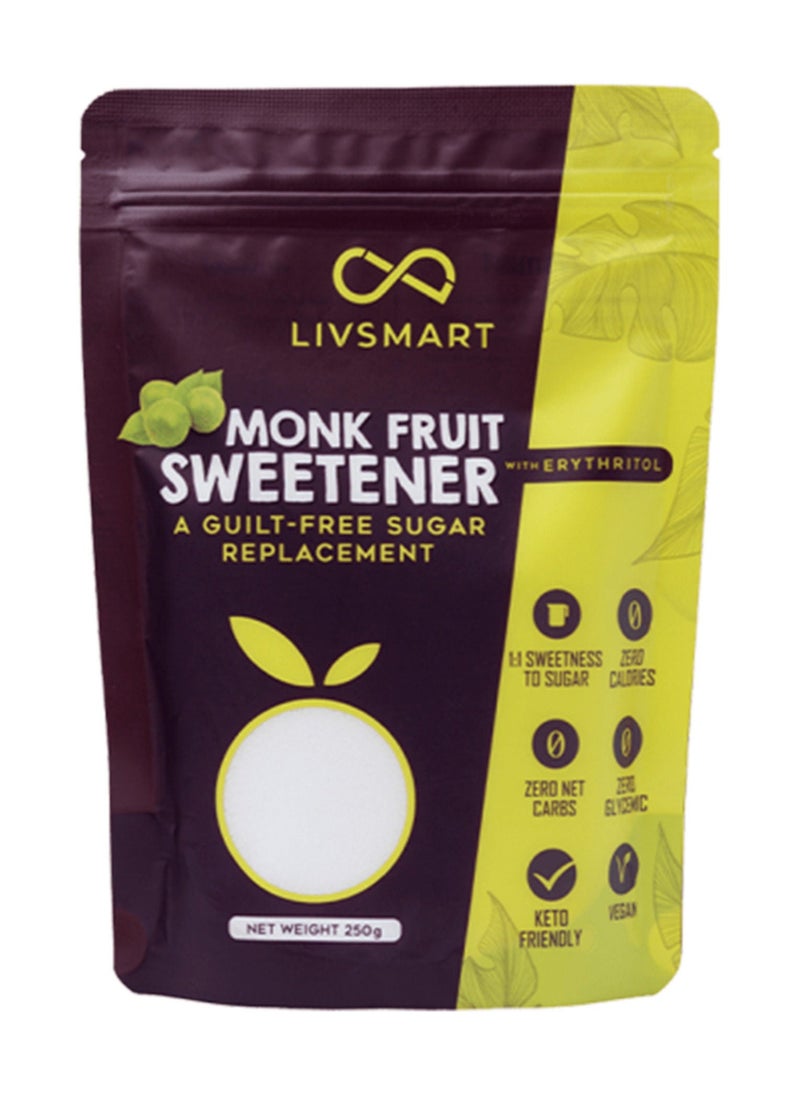 LIVSMART Organic Monk Fruit Sweetener 250g, Pack of 2 - Image 2