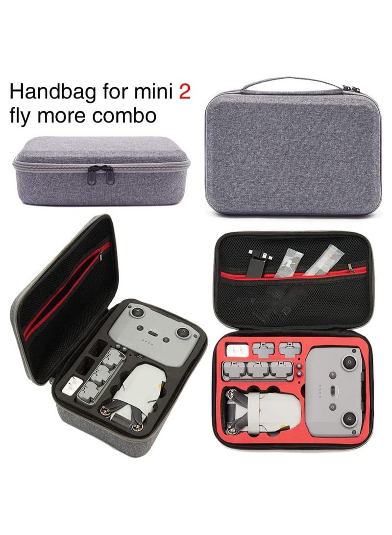 ارواق حقيبة حمل Mavic Mini 2، حقيبة تخزين ذات سعة كبيرة، صندوق سفر متوافق مع طائرة DJI Mavic Mini 2 بدون طيار وملحقاتها - Image 3