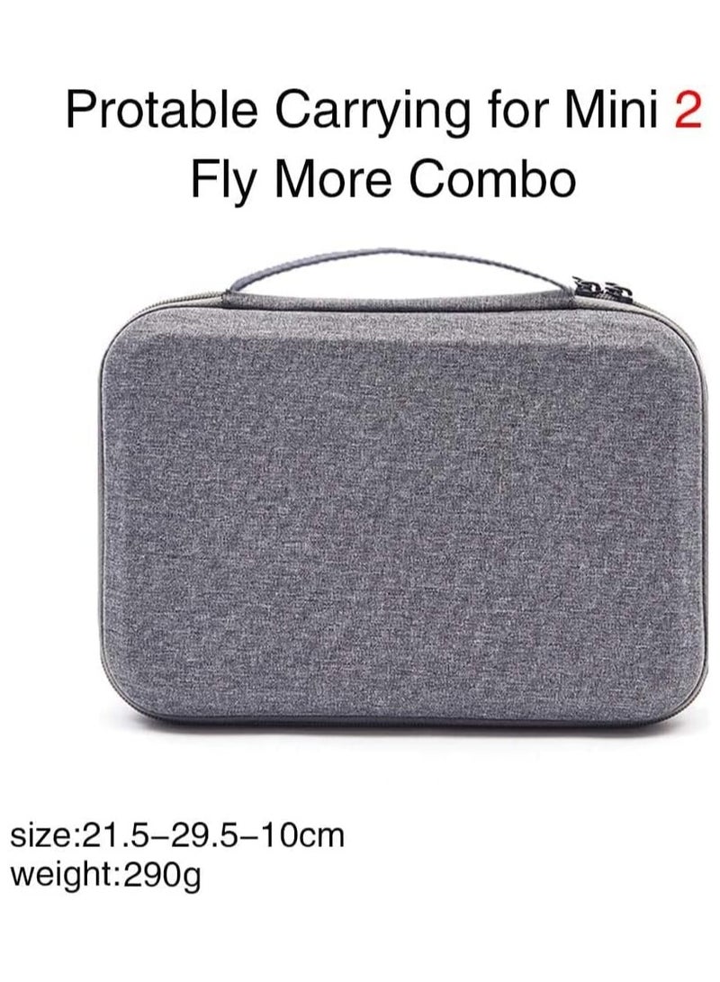 ارواق حقيبة حمل Mavic Mini 2، حقيبة تخزين ذات سعة كبيرة، صندوق سفر متوافق مع طائرة DJI Mavic Mini 2 بدون طيار وملحقاتها - Image 4