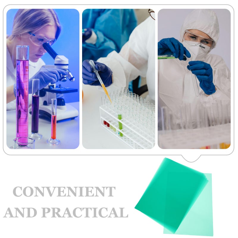 10pcs Gel Light Filter: Colored Sheet Transparent Color Lighting Gel - PVC Light Filter Sheets for Optical Experiments 0.3mm - Image 4