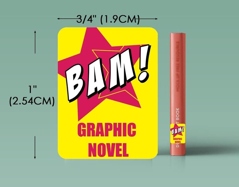 Magictodoor 45 Genre Book Spine Labels for Library | Set of 450 Classroom Library Classification Stickers - Image 4