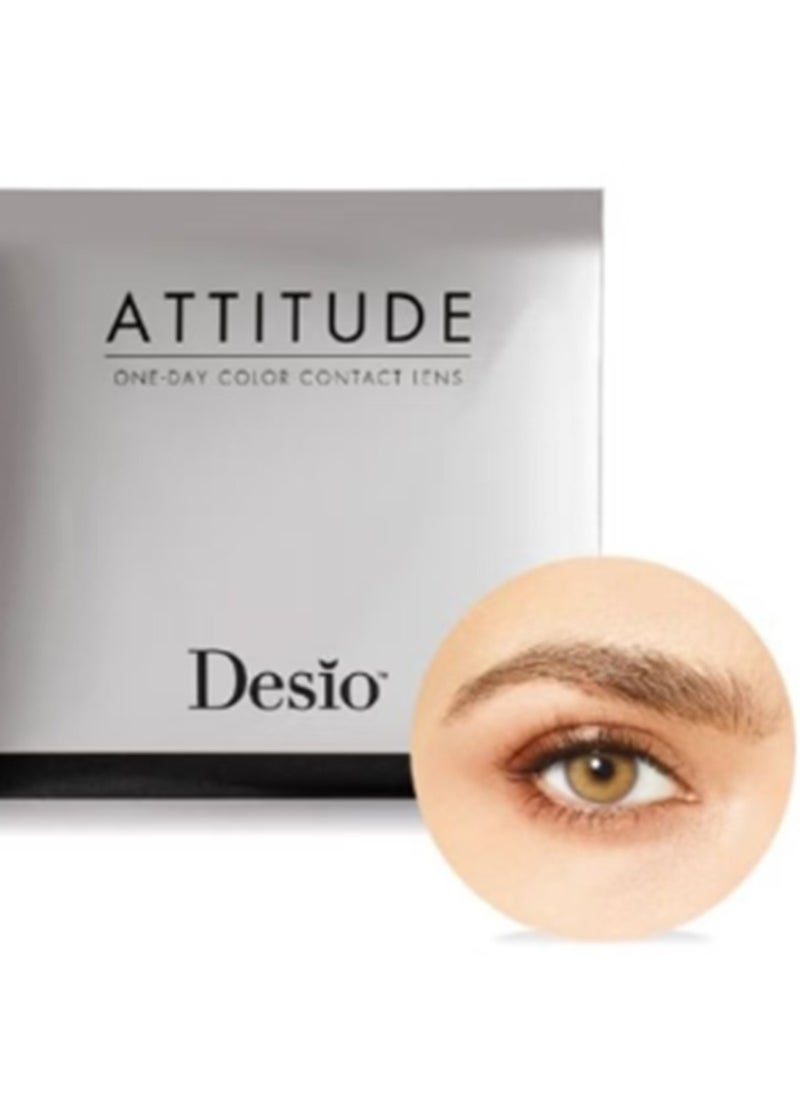 Desio - Attitude One Day Colored Contact Lenses DELICIOUS HONEY - Image 1