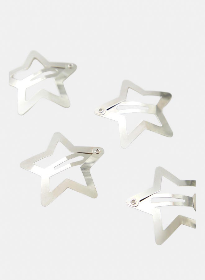 FOREVER 21 Star Snap Hair Clip Set - 4 pack  - Image 3