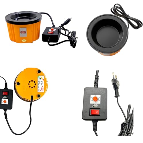 Mario ماري ME1100 وعاء غراء ساخن كهربائي 100W مع تحكم ترمستاتيكي ومحول أمريكي | وعاء ذوبان غراء احترافي لتمديدات الشعر، الحرف اليدوية، الأعمال اليدوية، صناعة المجوهرات وأعمال الإصلاح - Image 5