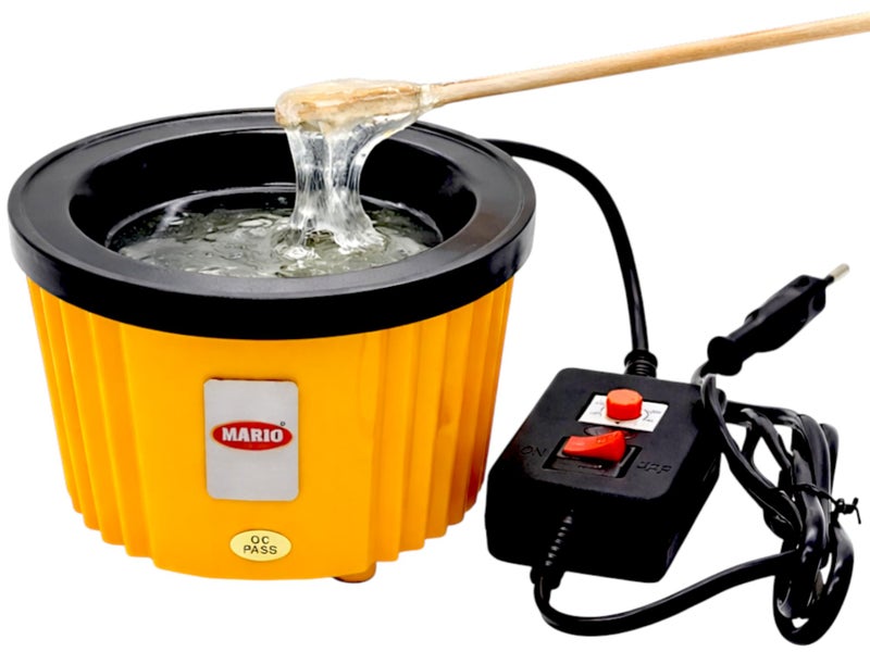 Mario ماري ME1100 وعاء غراء ساخن كهربائي 100W مع تحكم ترمستاتيكي ومحول أمريكي | وعاء ذوبان غراء احترافي لتمديدات الشعر، الحرف اليدوية، الأعمال اليدوية، صناعة المجوهرات وأعمال الإصلاح - Image 1
