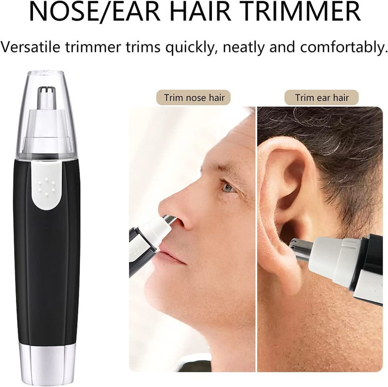 Generic 3 in 1 Electric Nose Hair Trimmer for Men Women Dualedge Blades Painless Electric Nose and Ear Hair Trimmer Eyebrow Clipper Waterproof EcoTravelUserFriendly Multicolour  - Image 4