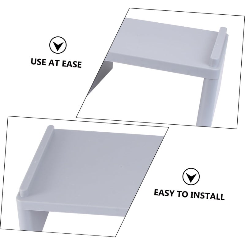 Adjustable Laptop Stand Ergonomic Riser Desktop Storage Shelf Aluminum Computer Accessory - Image 4