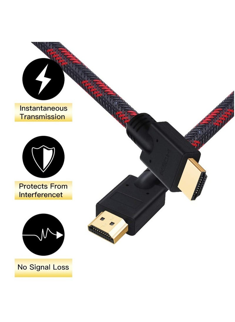 Excefore HDMI Cable, Supports 1080p, UHD, FHD, 3D, Ethernet, Audio Return Channel for Fire TVHDTV/Xbox/PS3 (16Ft/5M)  - Image 3